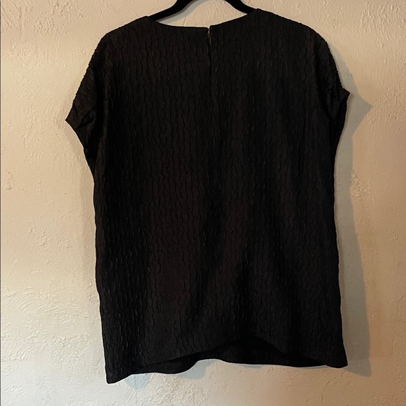 DONNA KARAN OVERSIZED BLOUSE Textured Women's Top - Picture 8 of 8